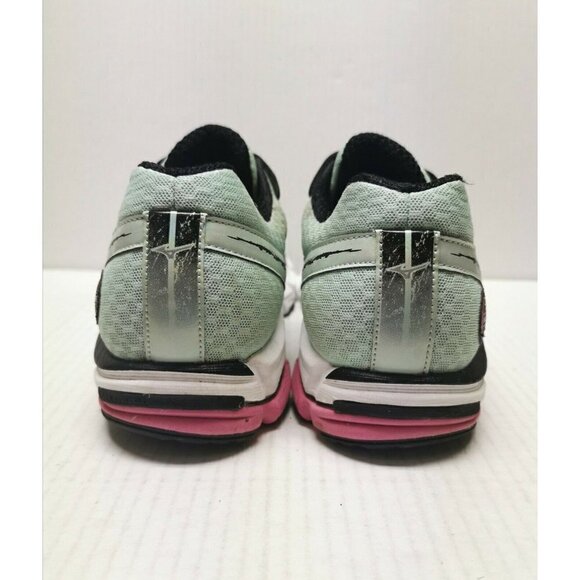Mizuno Wave Rider 17 Women's Running Training Shoes Size 10 (M) Green/ Blue - Picture 5 of 7